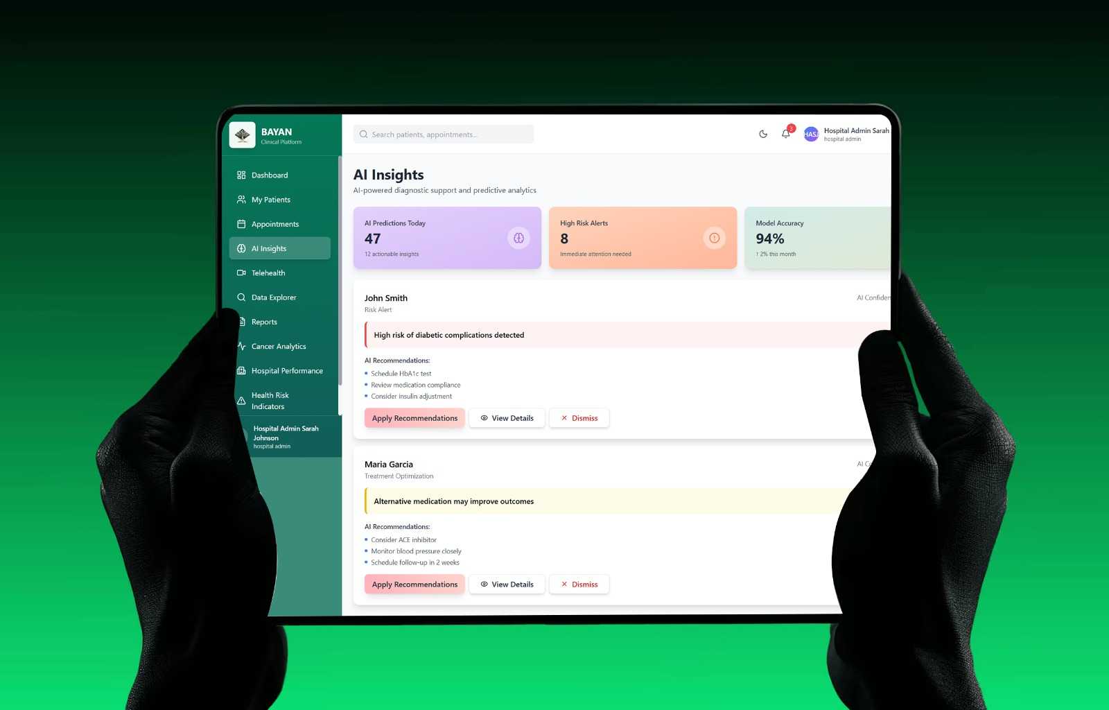 BAYAN Clinical Intelligence Platform product preview