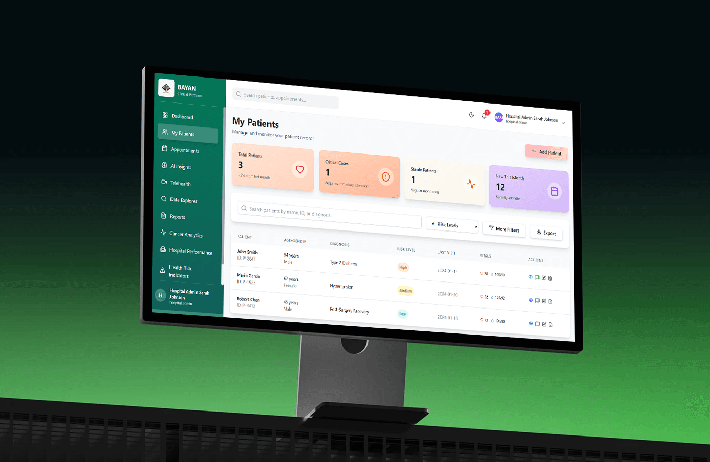 BAYAN Clinical Intelligence Platform — project gallery image 4