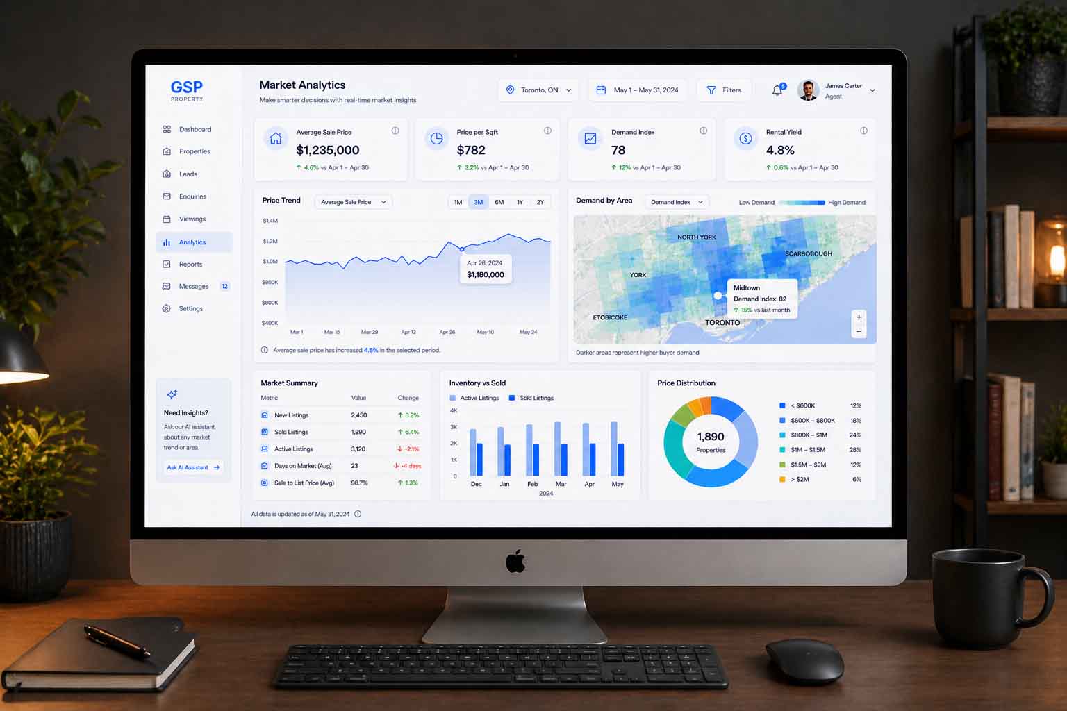 GSP Property - AI-Powered Property Platform product preview