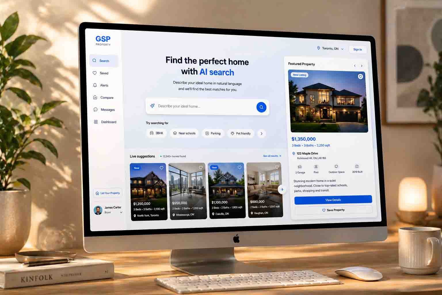 GSP Property - AI-Powered Property Platform — project gallery image 4