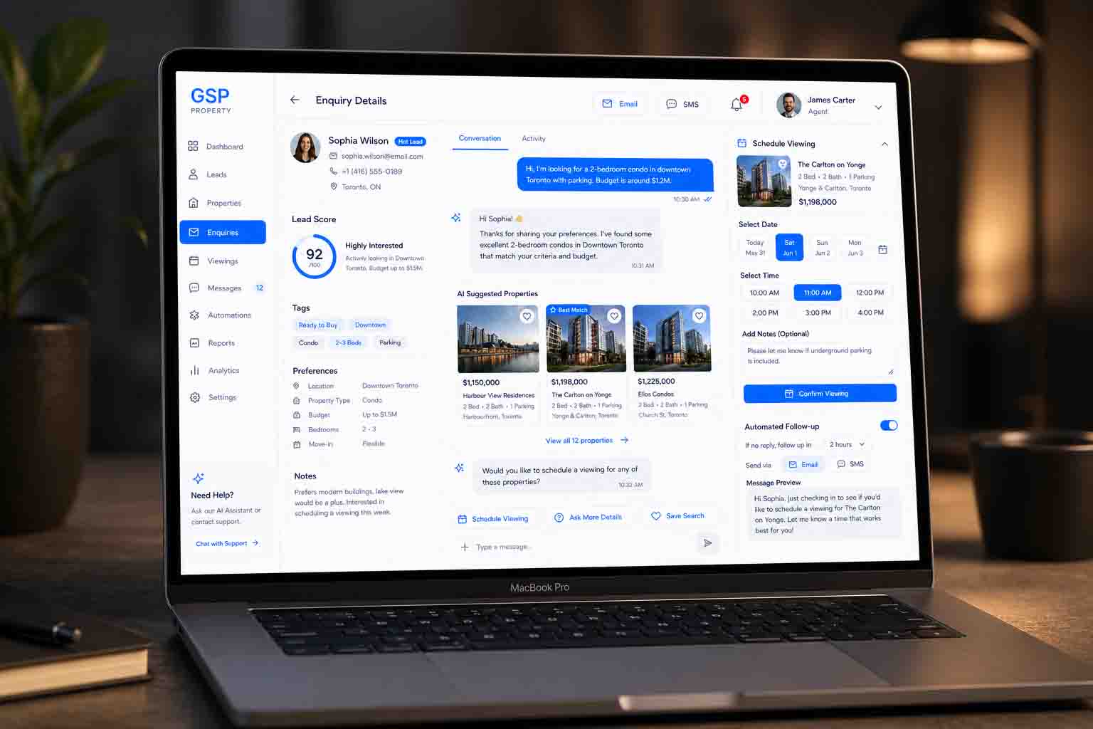 GSP Property - AI-Powered Property Platform — project gallery image 6