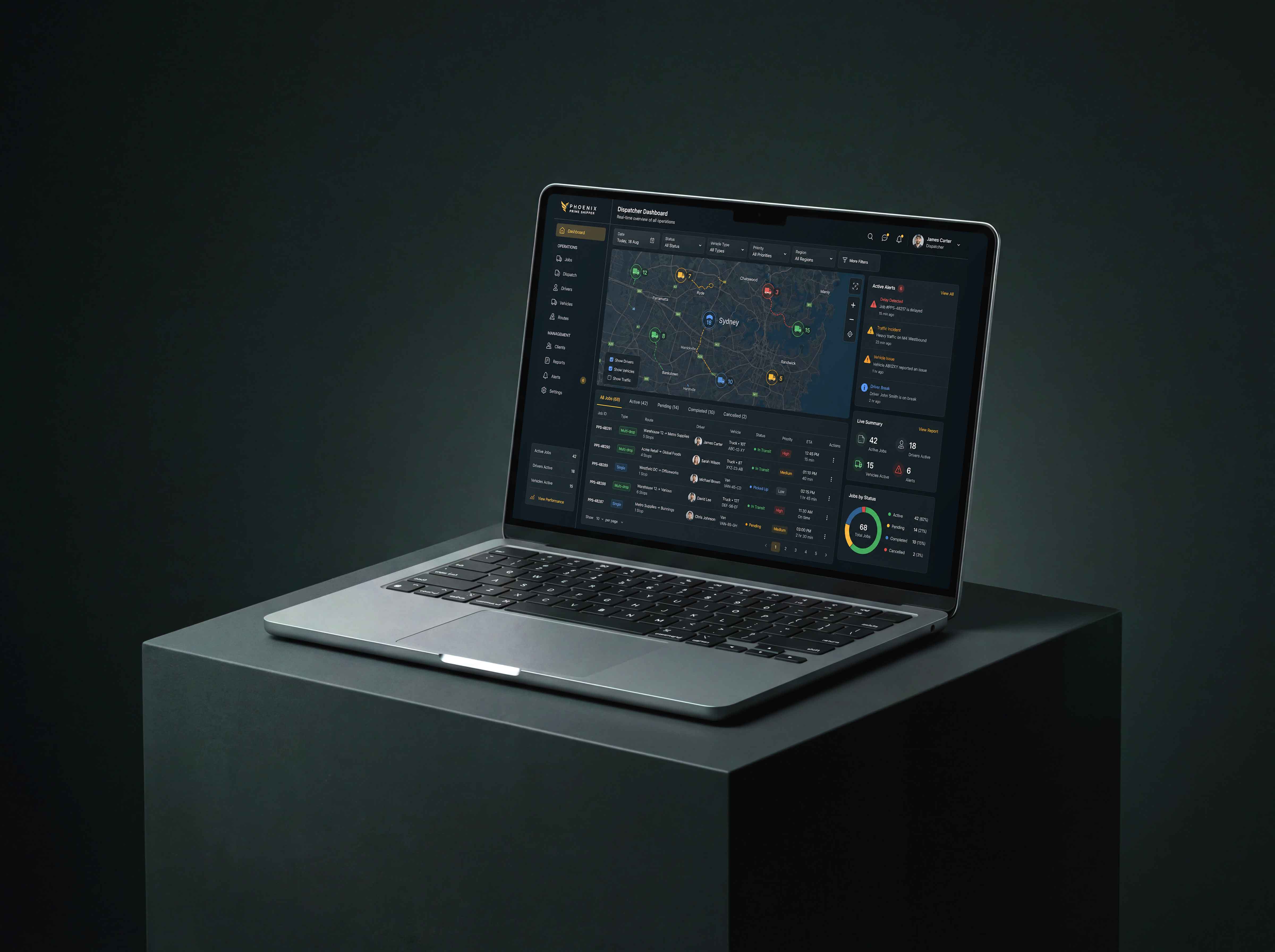 Phoenix Prime Shipper - Logistics Platform — project visual 1
