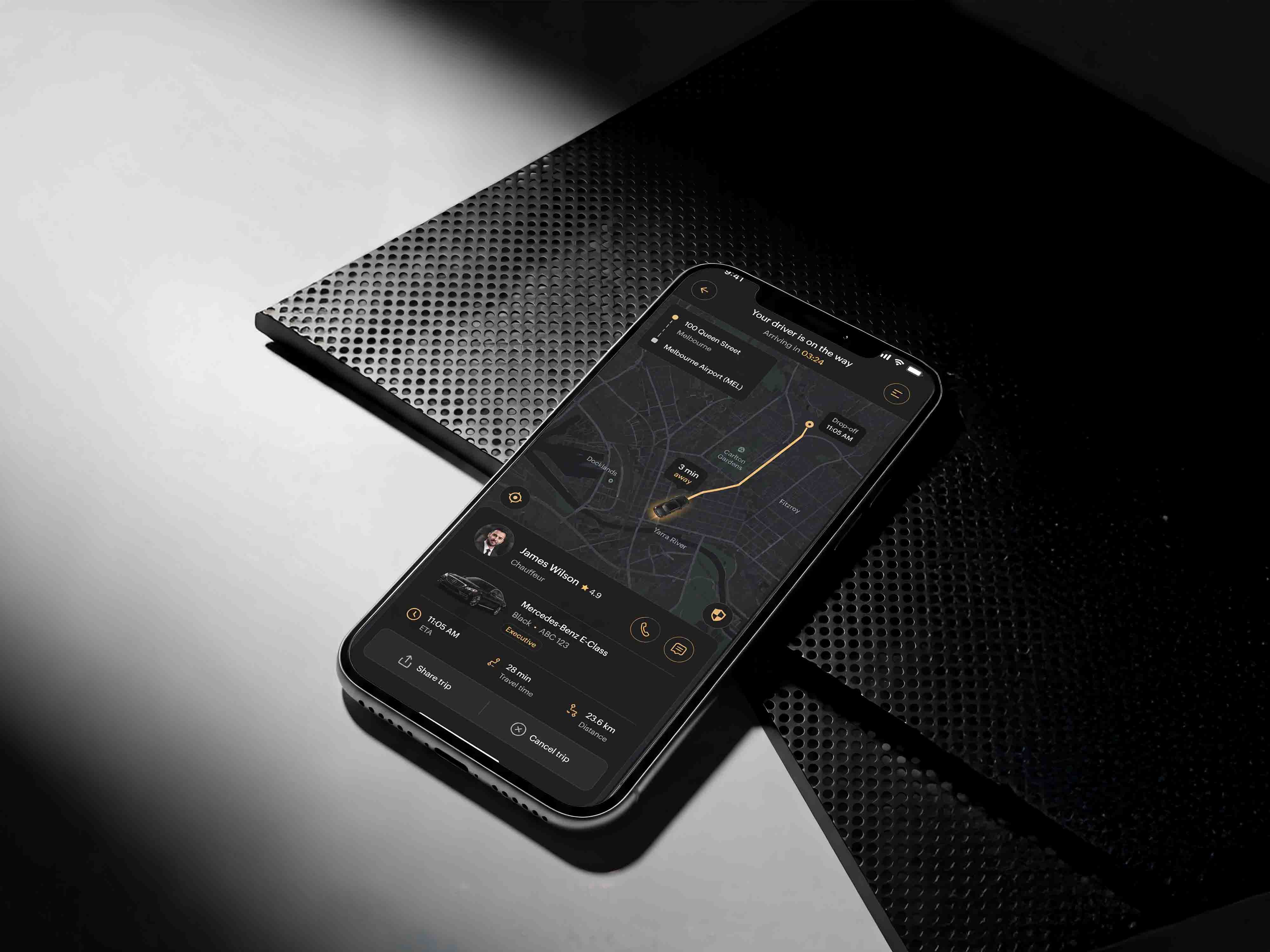 Tusky - Premium Chauffeur Booking App product preview
