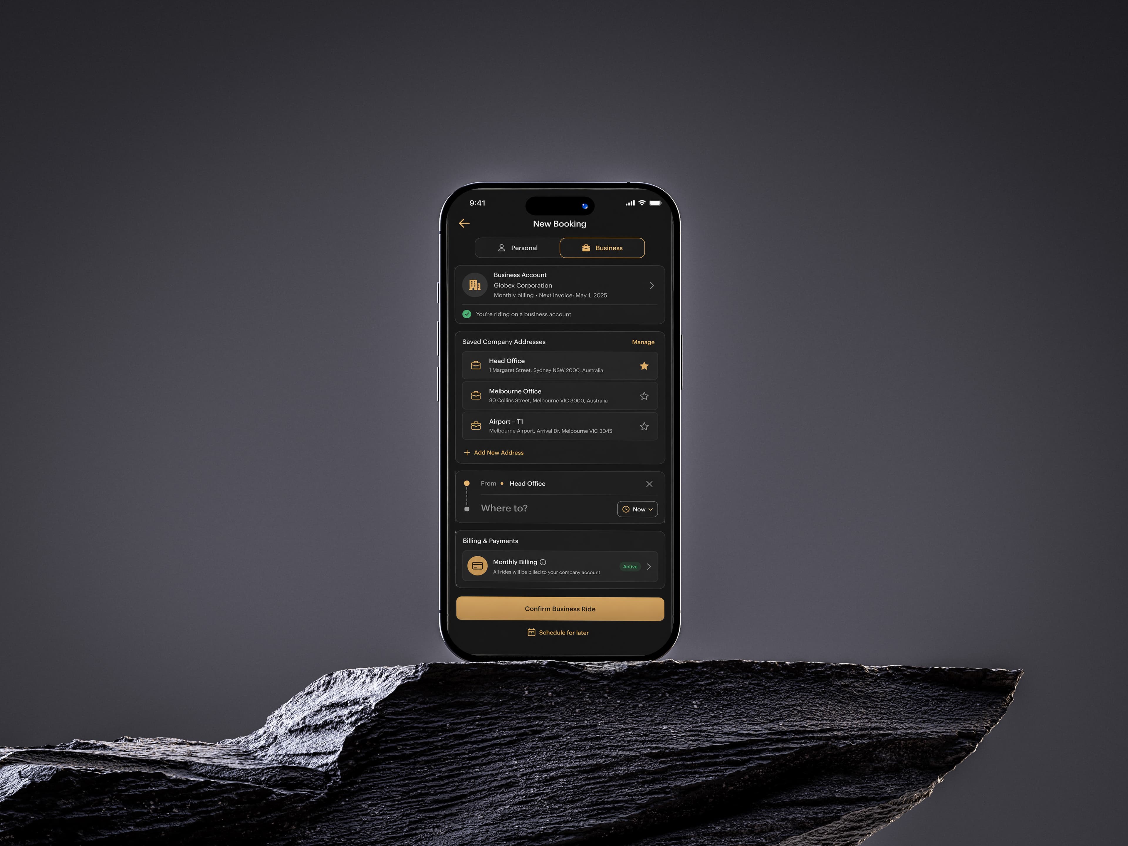 Tusky - Premium Chauffeur Booking App — project visual 1