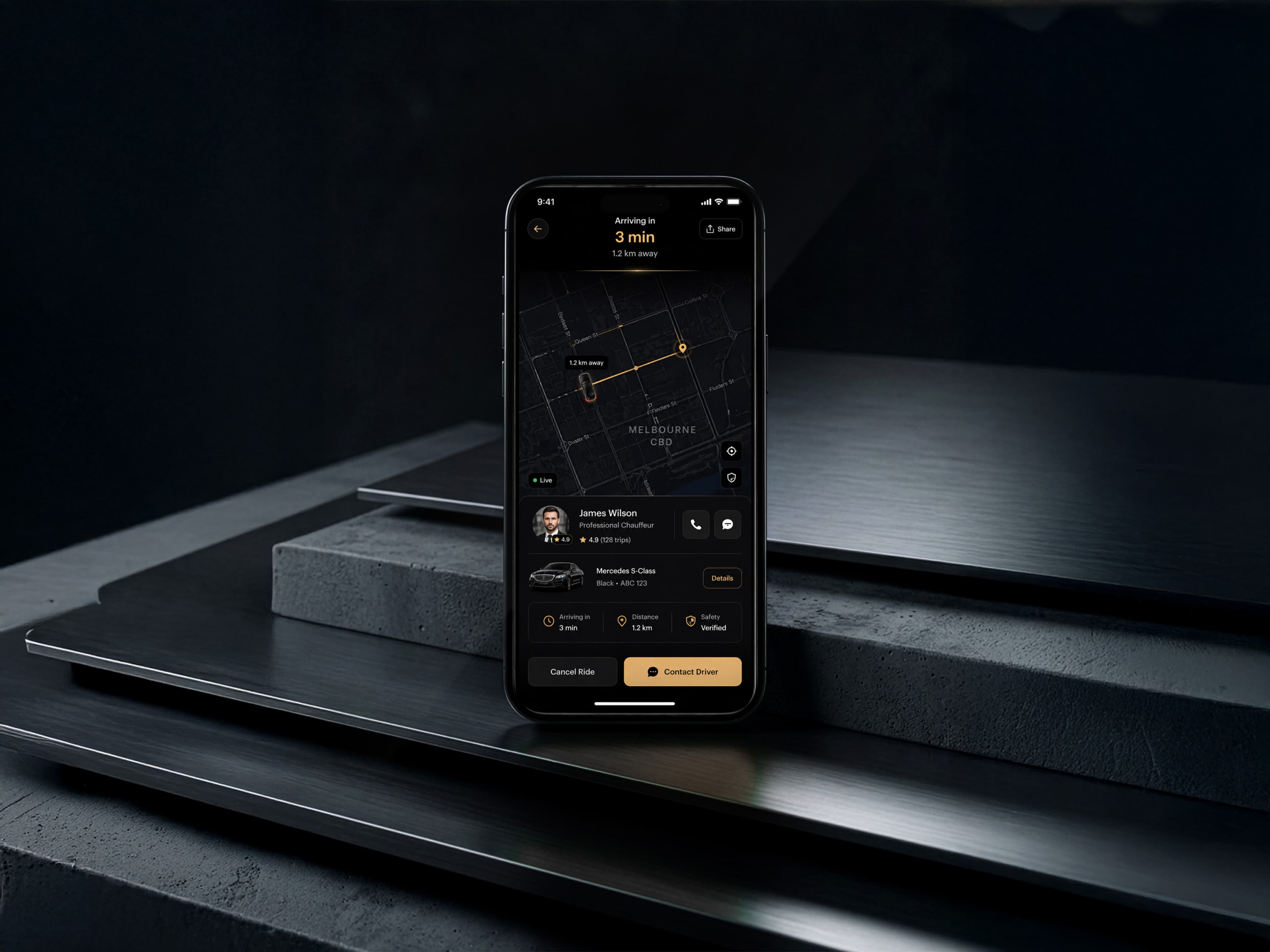 Tusky - Premium Chauffeur Booking App — project gallery image 2