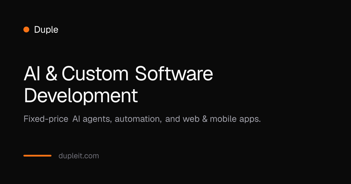 Duple IT Solutions - Web Designing & Development | Digital Marketing Company | Artificial Intelligence Ambala — photo from the business website